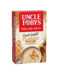 Uncle Toby Quick Oats Classic Variety Pack Breakfast Cereal 10 Pack x 6