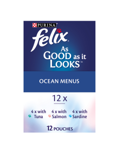 Felix Ocean Menus 85g 12 Pack x 1 2