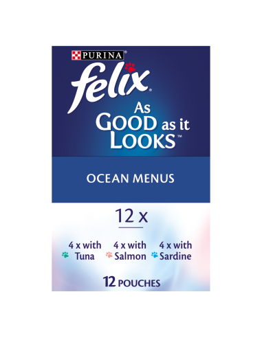 Felix Menu Ocean 85G 12 Pack x 1