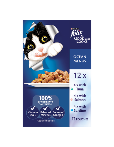 Felix Ocean Menus 85g 12 Pack x 1