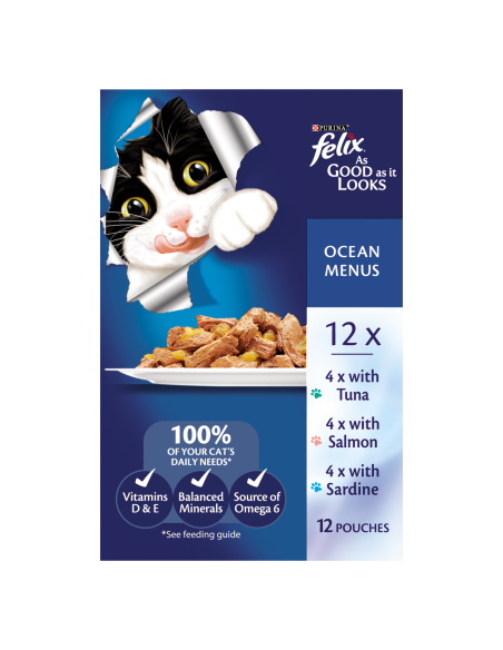 Felix Menu Ocean 85G 12 Pack x 1