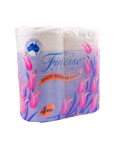 Finesse 2ply Toilettenpapier 4 Pack X 12