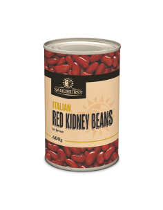 Sandhurst Haricots rouges rouges italiens en saumure 400g x 1
