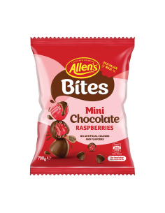 Allen's Mini Chocolate Raspberriesは700g x 1を刺激します