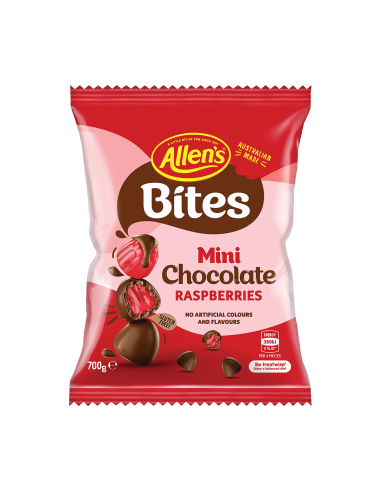 Allen's Mini Chocolate Raspberries Bites 700g x 1