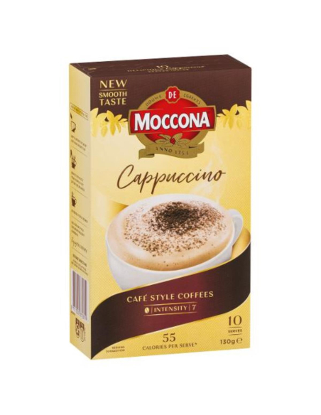 Moccona Cappuccino café sachet 10 pack x 1