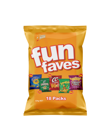 Snackbrands Fun Faves Faves Sorte Multi Pack 324g x 1