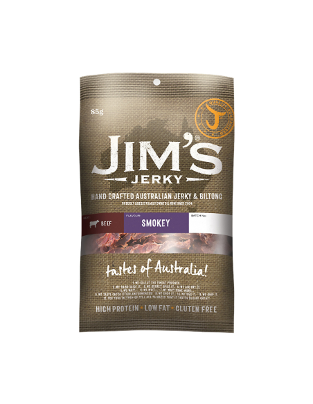 Jim's Jerky Smokey 50g x 10