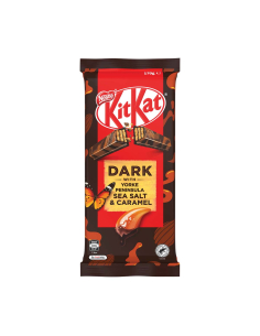 Kit Kat Sale marino del cioccolato fondente e blocco del caramello x 12
