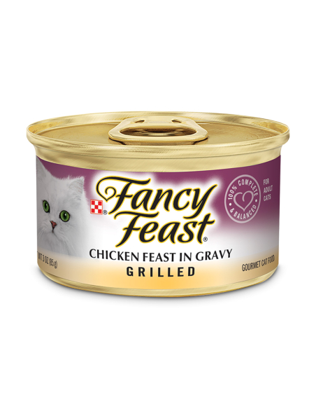Fancy Feast Pollo en salsa a la parrilla 85g x 1