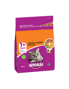 Whiskas Hühner- und Kaninchen-Flaug-Tasche 800g x 1