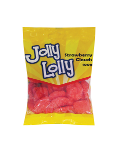Jolly Lolly Nuvole di fragole 100g x 20