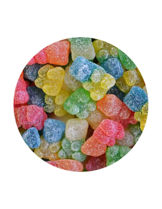 Lolliland Sour Gummi Bears Bag 100 Pieces 1kg x 1