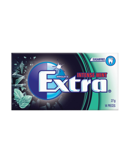 Extra Pack menthe intense menthe 27g x 24