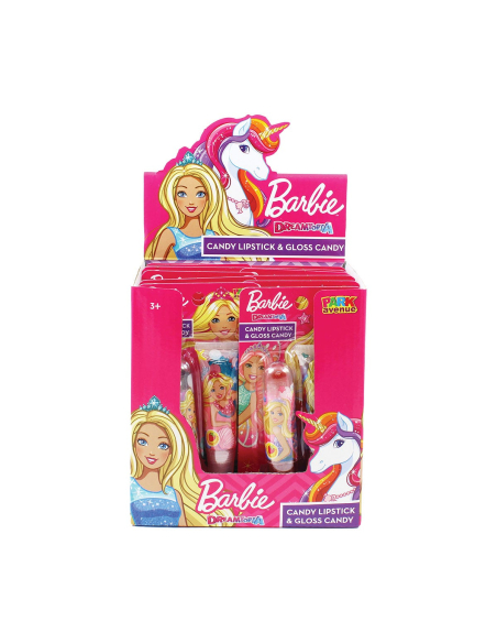 Barbie Lipstick & Gloss Candy 25g x 12