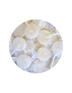 Lolliland Weiße flache Pops-Tasche 125 Stück 1kg x 1
