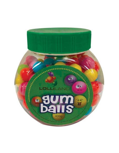 Lolliland Gumballs Jar 100 pezzi 400g x 1