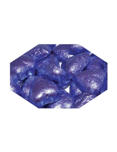 Lolliland Cœurs au chocolat mauve lavande 120 pièces 1kg x 1