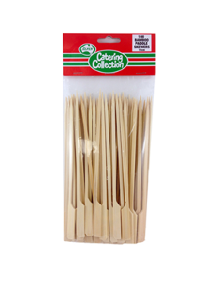 Alpen Bambusspindel Paddel 18 cm (7) 100 Pack x 1