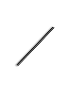 Biopak Straws Paper Bio Cocktail Black 250 Pack x 1
