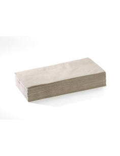 Biopak NAPKINS 2 Dîner Dîner 1/8 pli Naturel Bionapkin 100 Pack x 1