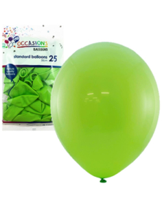 Alpen Ballons Standard 30cm Limette 25 Pack X 4