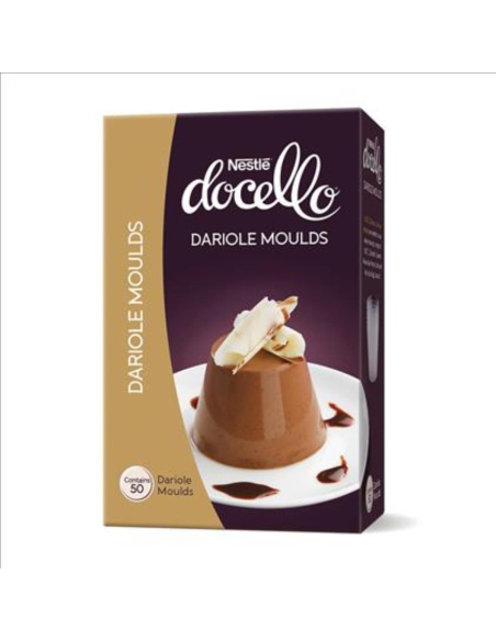 Nestlé Dariole Molds 6cm x 4.5cm 50 pack x 1