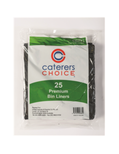 Cater Clean Taschen Müll PROM 72-80LT Black 25 Pack X 1