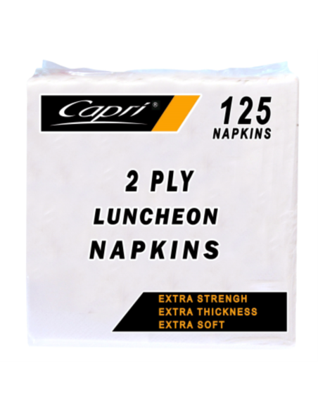 Capri Servetten 2-laags lunch wit 125 pack x 1