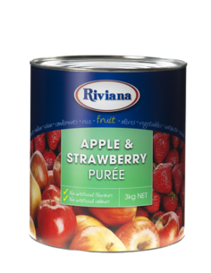 Riviana Puree Apple & Truskawka 3 kg x 1