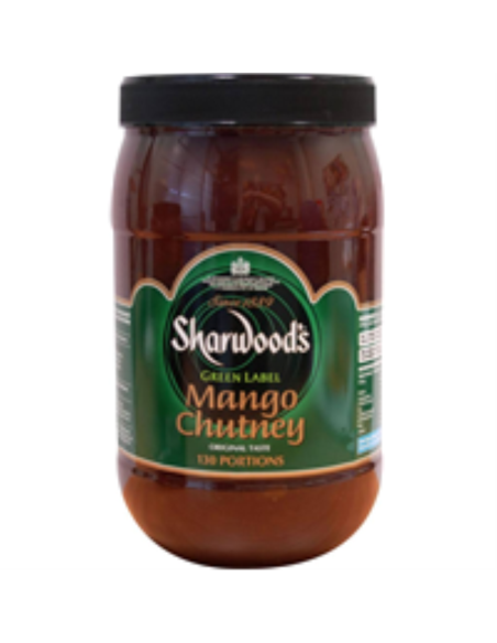 Sharwoods Chutney Mango Green Label 2.6 kg x 1
