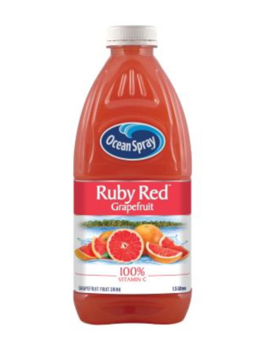Oceanspray Juice Grapefruit Ruby Red 1.5 Lt x 1