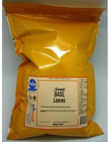Krio Krush Basil Leaves 500 Gr x 1