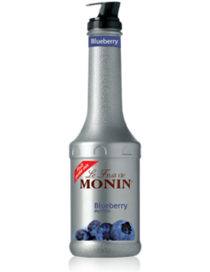 Monin Purée de la bleubère du sirop fruit 1 lt x 1