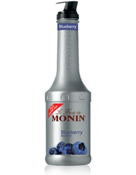 Monin Purée de la bleubère du sirop fruit 1 lt x 1