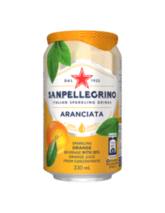 San Pellegrino San Pellegrino ARANCIATA CANS 330ML X 24