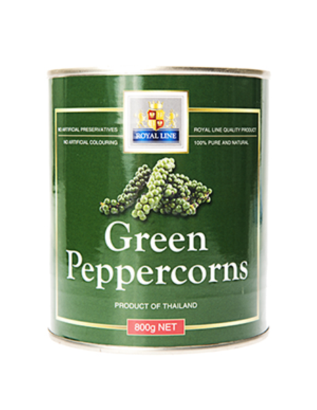 Royal Line Peperkorrels groen in water 800gr x 1
