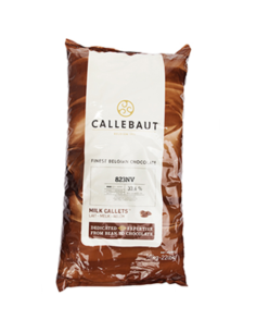 Callebaut チョコレートのクーバーチャミルクの発射口10kg x 1