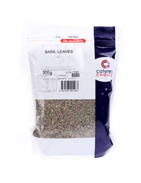 Caterers Choice Hojas de albahaca 300 gr x 1
