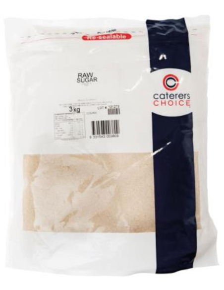 Caterers Choice Sugar Raw 3 kg x 1