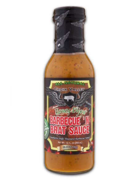 Croix Valley 蜂蜜第戎BBQ Brat酱354ml x 1