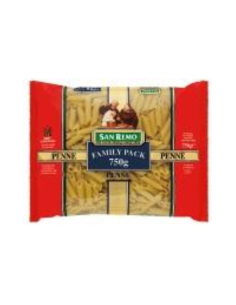 San Remo Pasta Penne Rigati No 18 750 Gr x 1