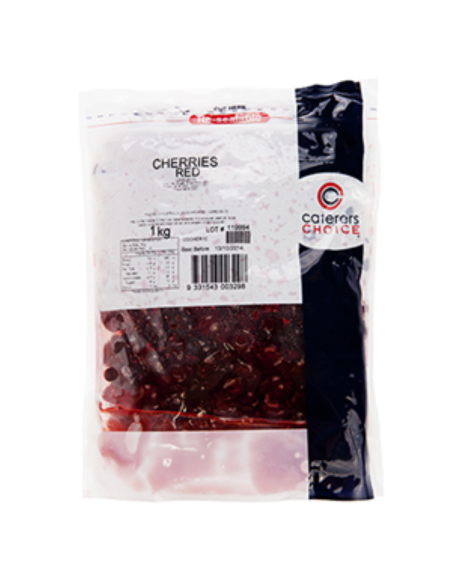 Caterers Choice チェリーは赤1 kg x 1をglace glaceします