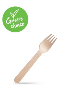 Caterers Choice Fourches en bois 16cm 100 Pack x 1