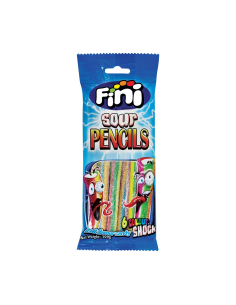 Fini Sour Rainbow Pencil 100g x 16