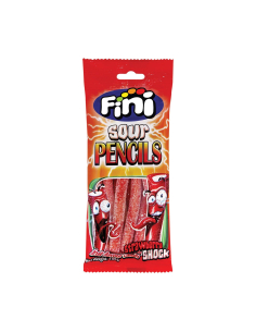 Fini Sour Strawberry Pencil 100g x 16