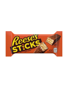 Reese'S Palos Leche Choc Mantequilla de maní y obleas crujientes 42G x 20