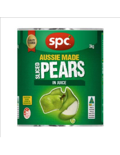 Spc Pears ジュースでスライスされた3kg x 1