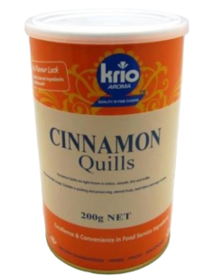 Krio Krush Cinnamon Quills 200 Gr x 1