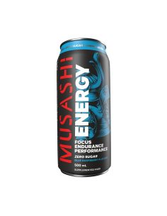 Musashi Energy Drink Blue Raspberry 500ml x 12